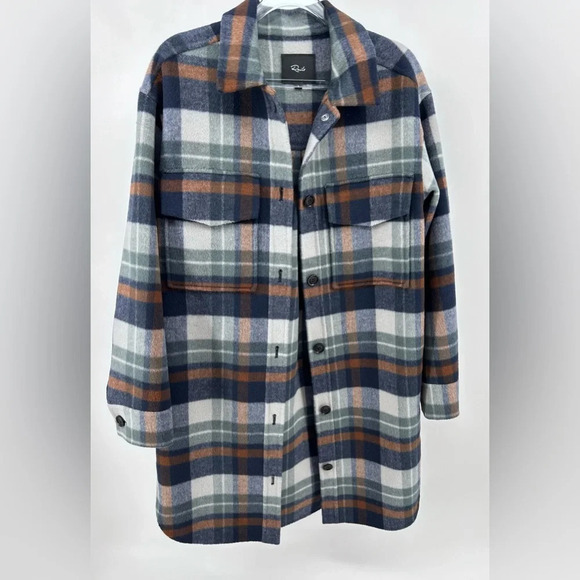 RAILS Jaro Coat in Vail Plaid Shacket Jacket Flannel Size S NEW No Tags - Picture 5 of 14